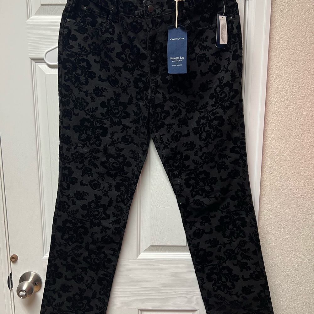 NWT Charter Club straight leg pants